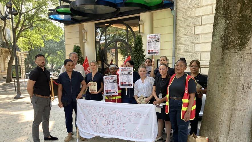 Nîmes : les femmes de chambre en grève