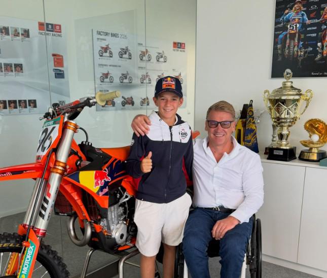 [Motocross] Mathys Agullo entre dans la cour des grands en rejoignant la Team KTM