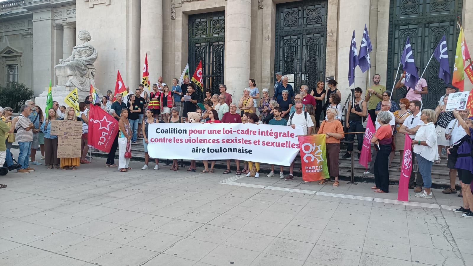 [Violences sexuelles] À Toulon, les progressistes unis pour exiger des actions concrètes