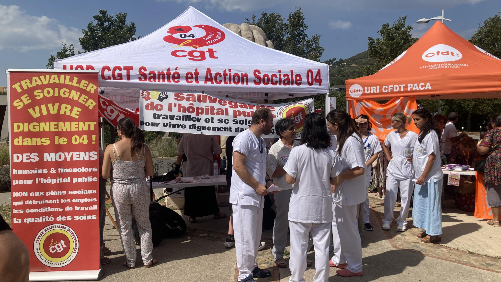 Les agents hospitaliers de Manosque font face à l’austérité