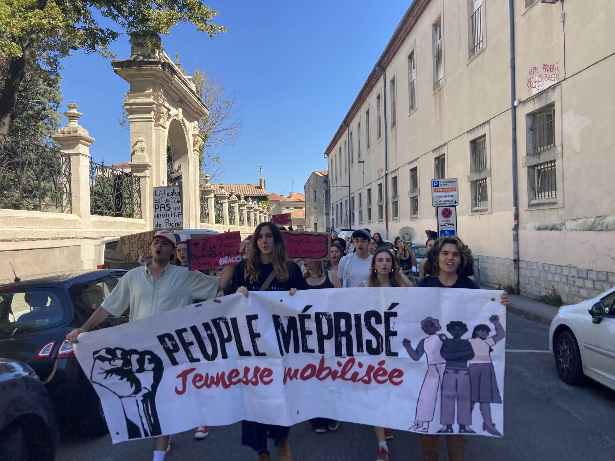 [Université] À Avignon, une manifestation pour que l’université reste accessible