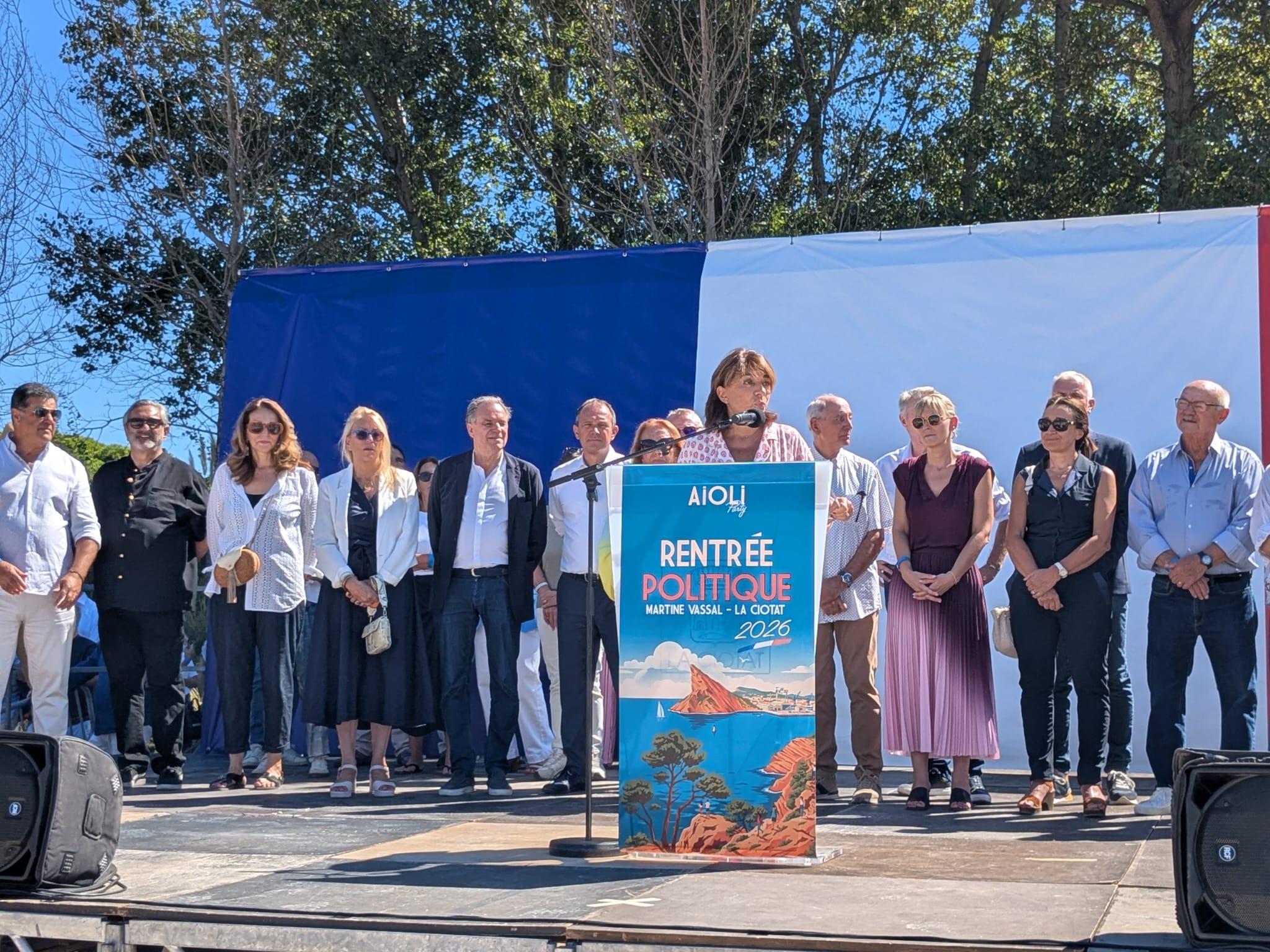 Martine Vassal met en scène l’union de la droite pour sa rentrée politique