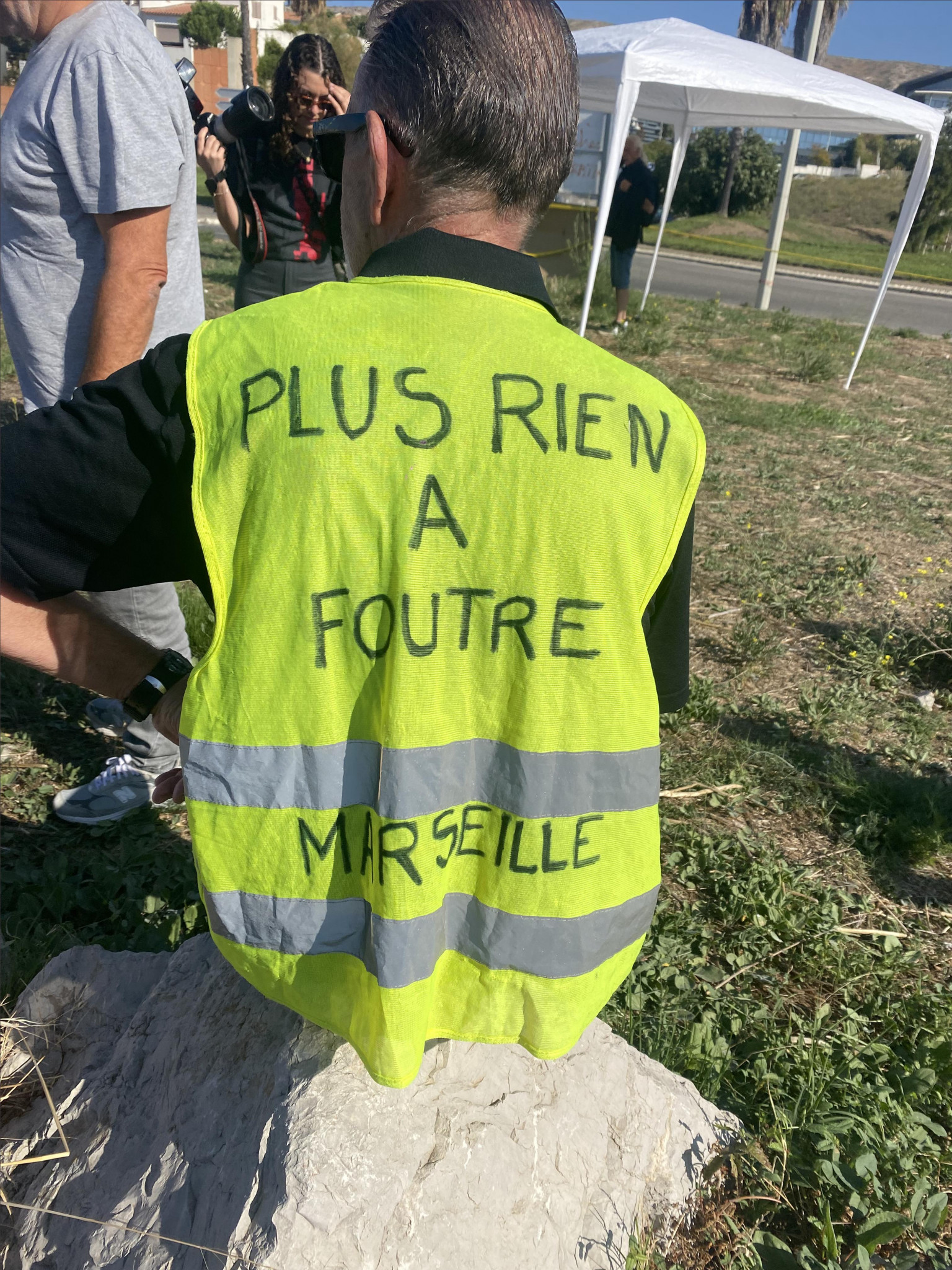 Une dizaine de gilets jaunes rassemblés à l’Estaque
