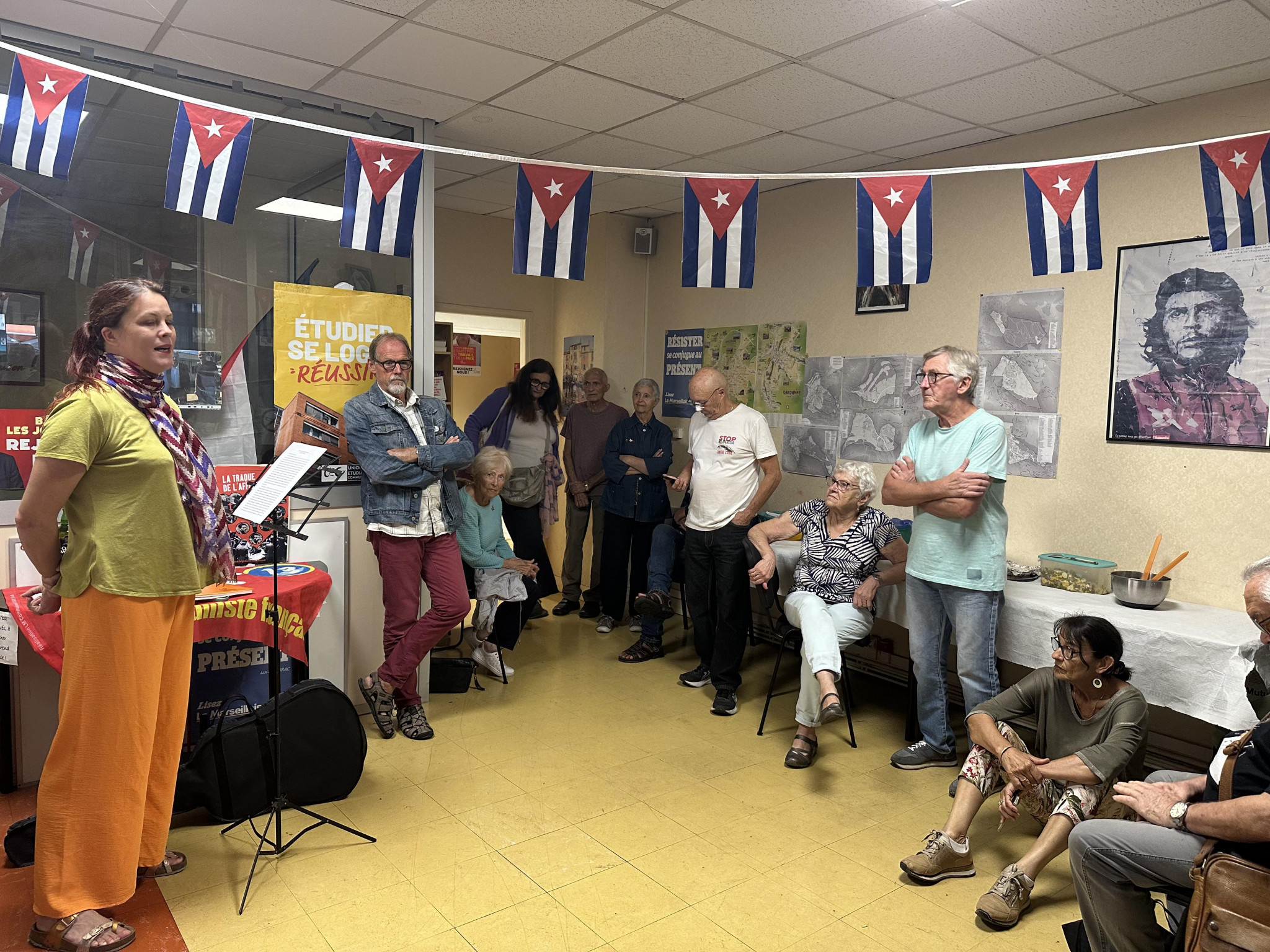 Les communistes de Gardanne sur le pont