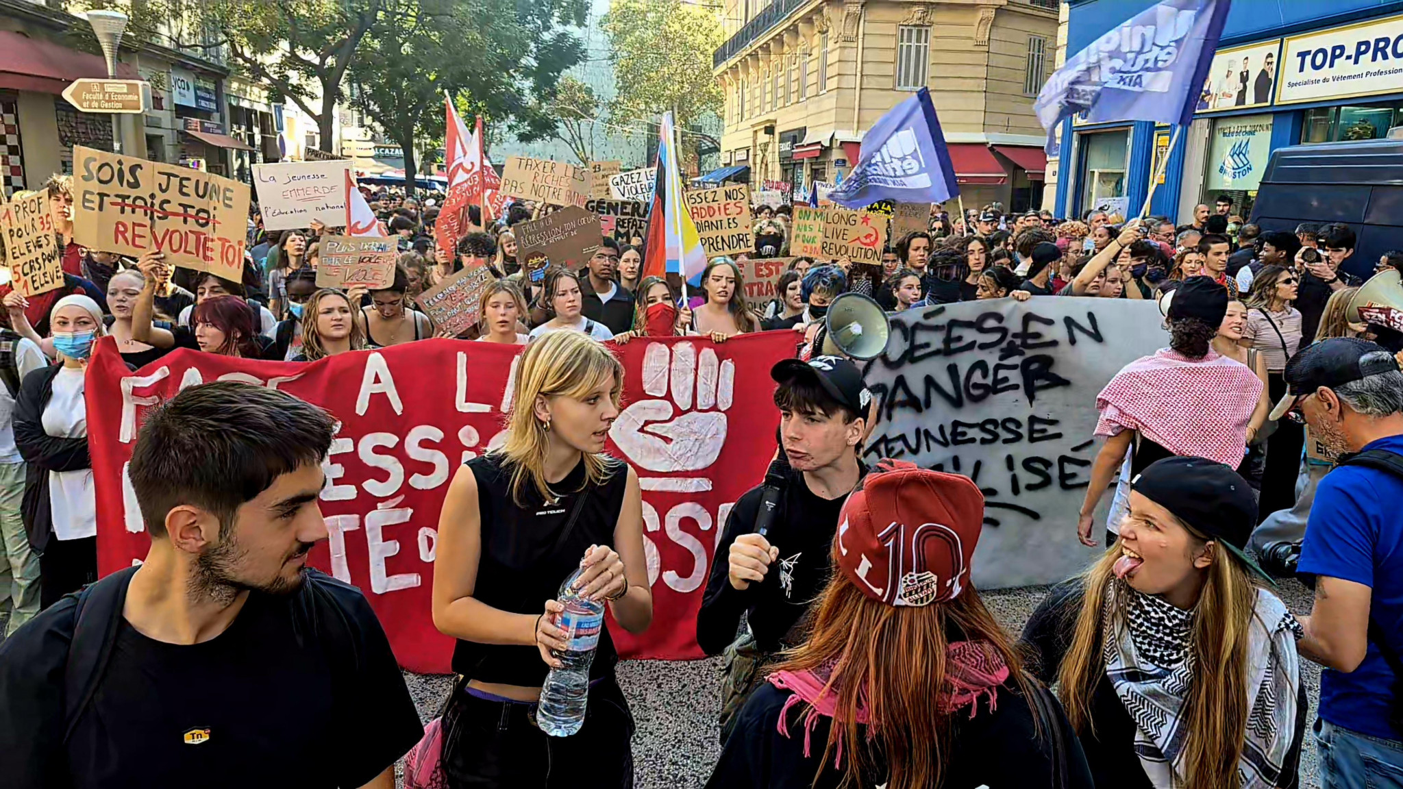 À Marseille, la défense de l’école et le refus de la répression