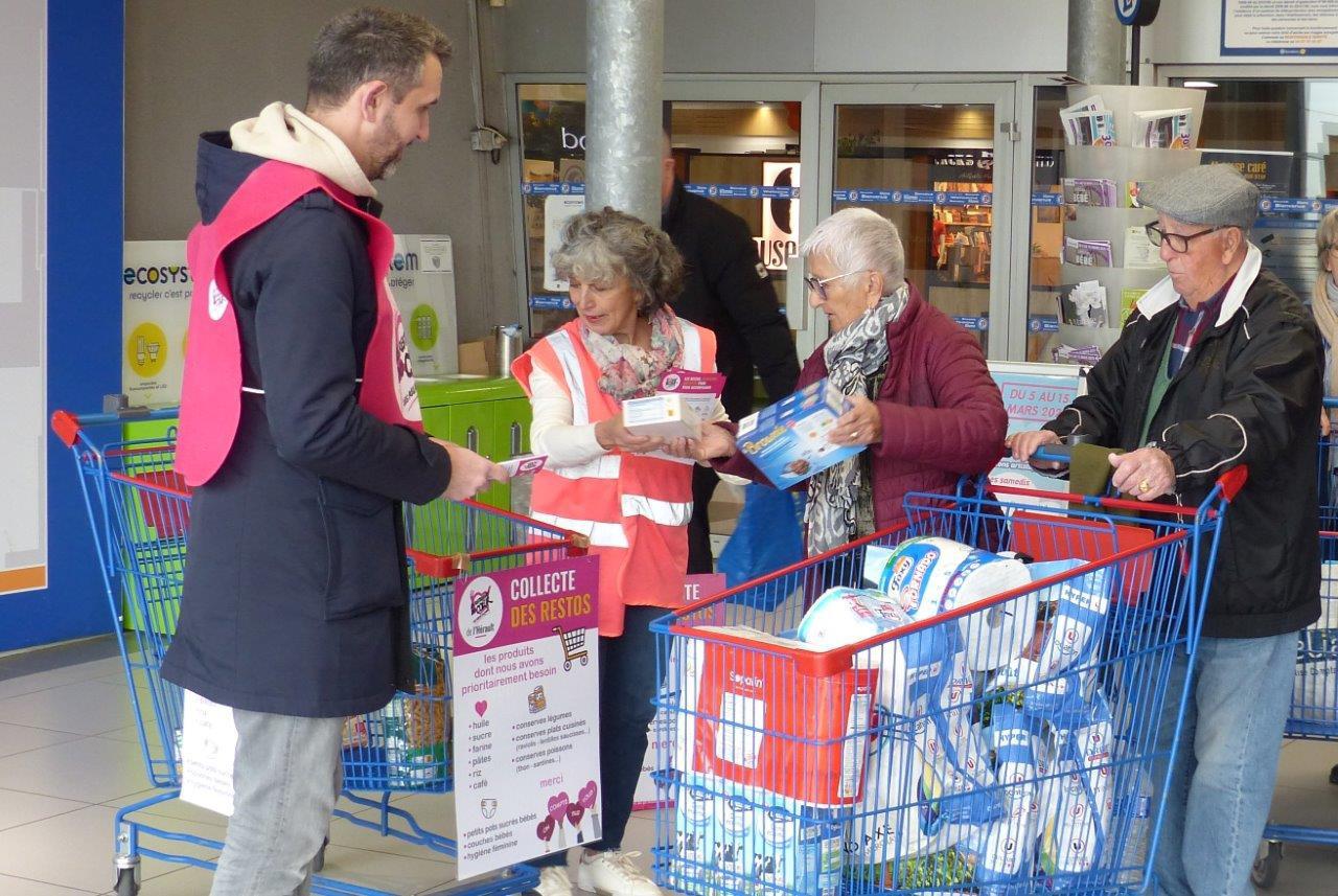 Une collecte exceptionnelle pour les Restos du cœur