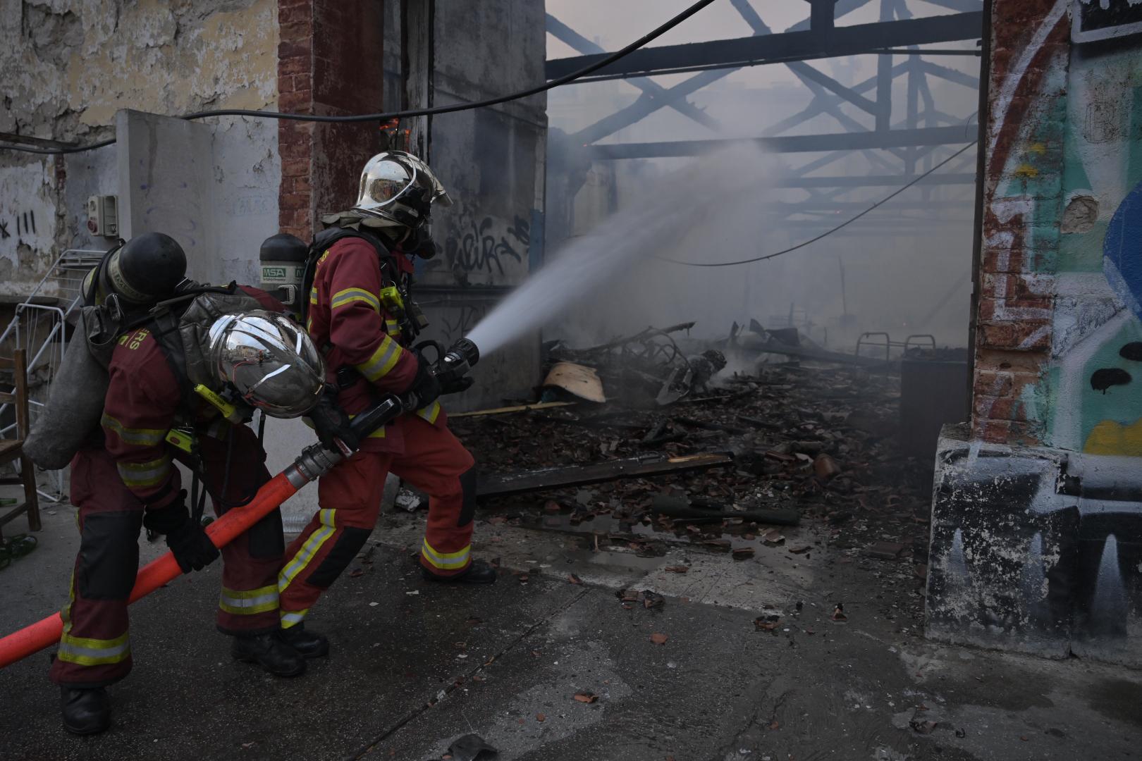 Un incendie dans un entrepôt de la caserne Busserade à la Belle de Mai