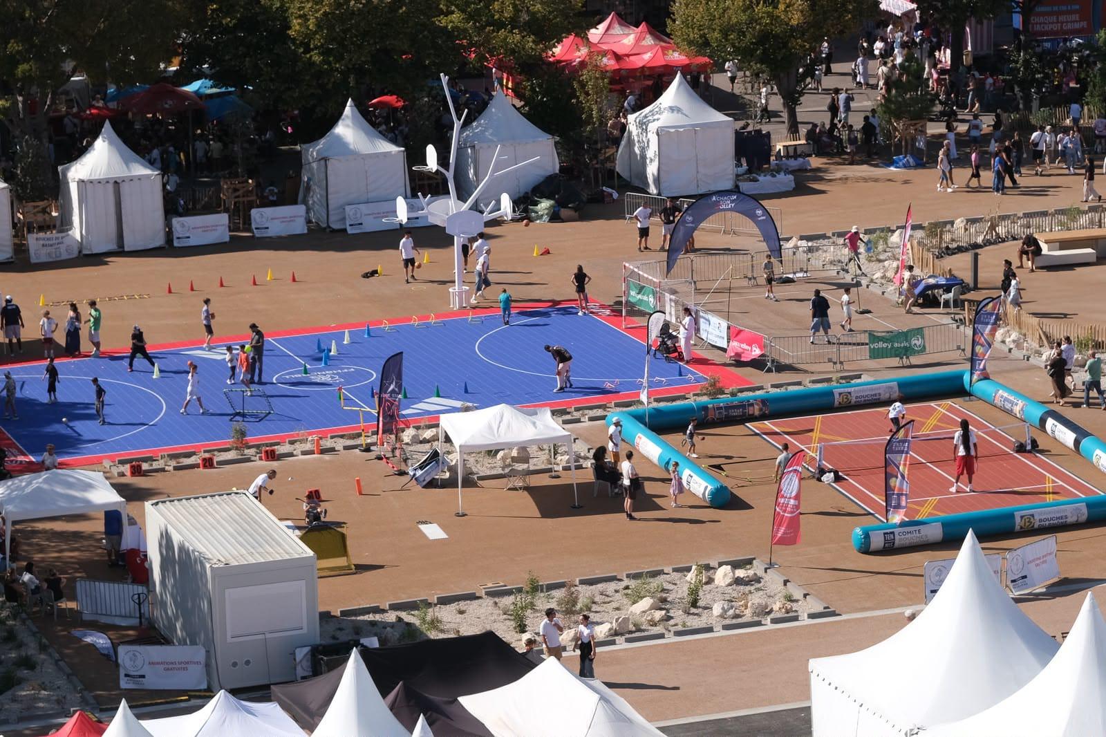 Le sport investit le grand terrain de la Foire de Marseille