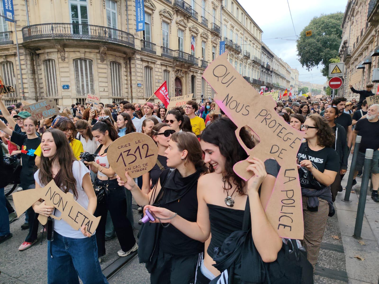 À Montpellier, une mobilisation attisée par la répression policière