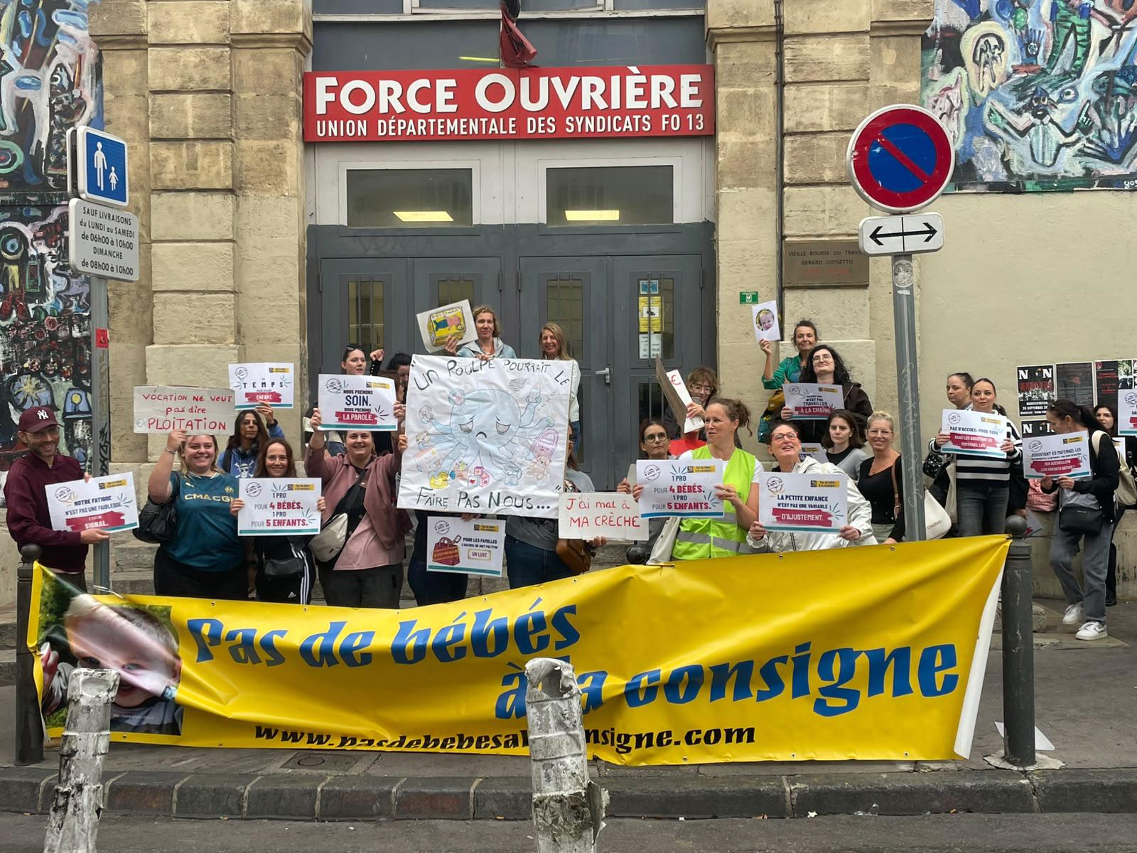 À Marseille, la grande colère des travailleuses de la petite enfance
