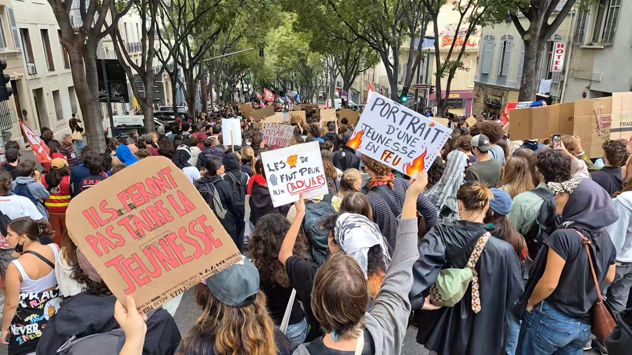 Les doléances lycéennes à nouveau dans la rue