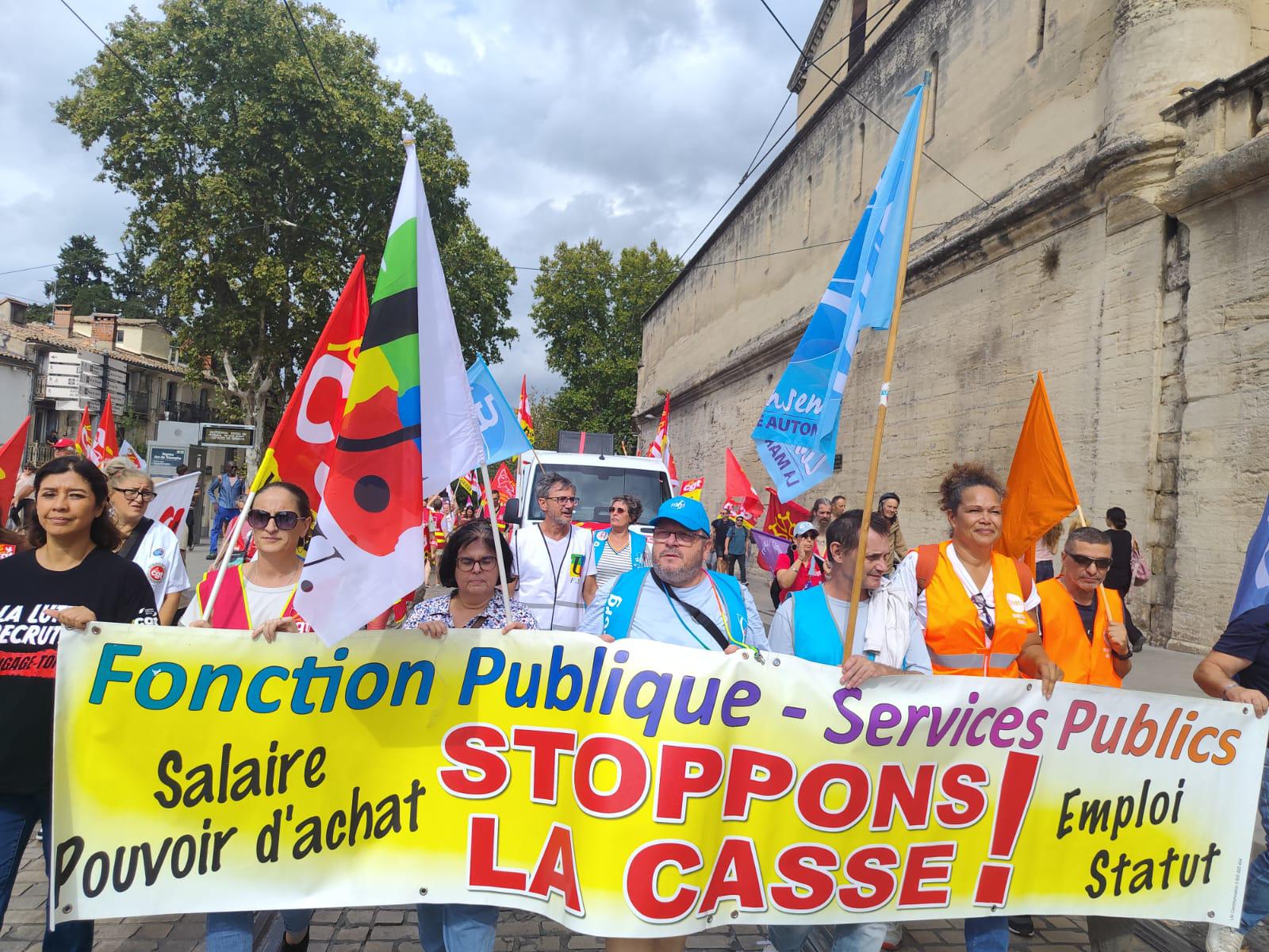 Une belle démonstration de force et d’unité autour des services publics
