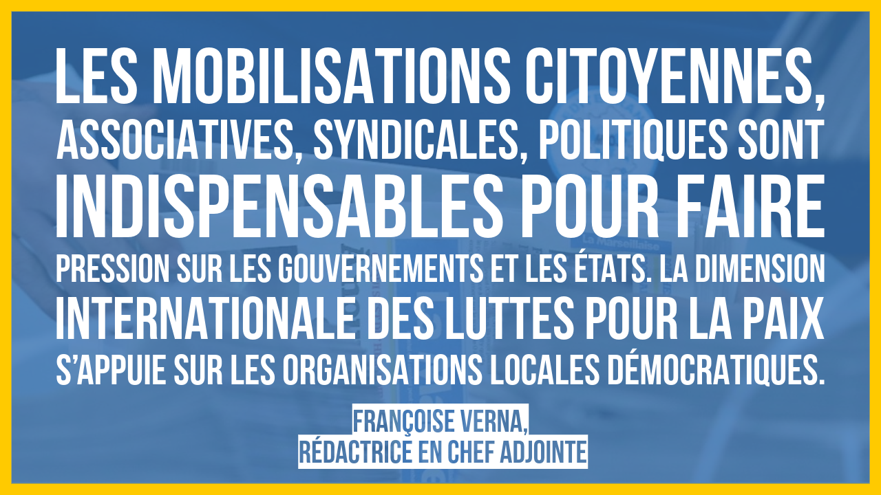 Prendre les chemins de la paix
