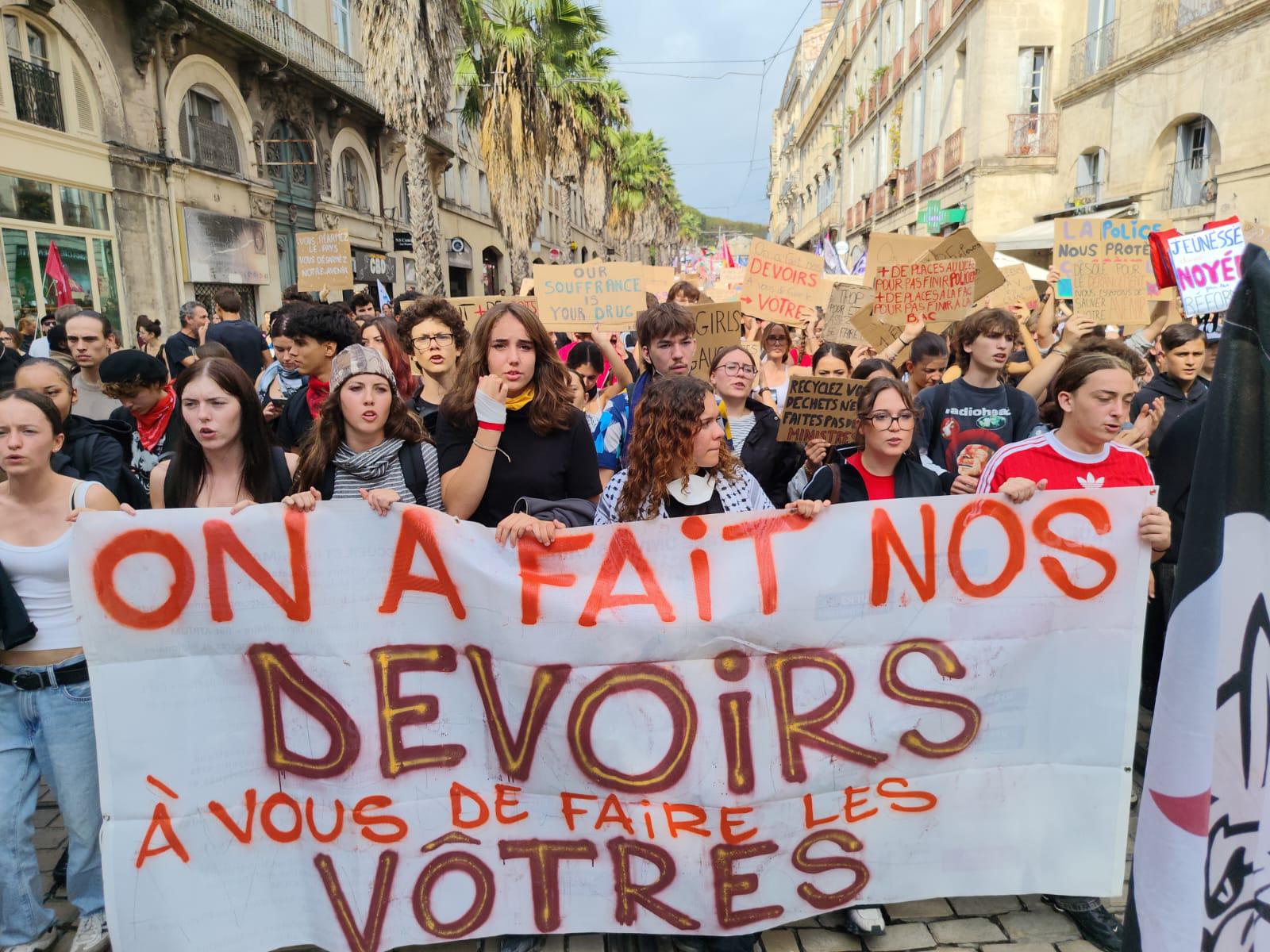 Mobilisations à Montpellier et à Alès